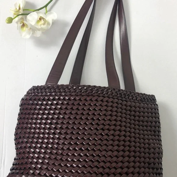Nine West Woven Brown Shoulder Bag - Picture 5 of 12